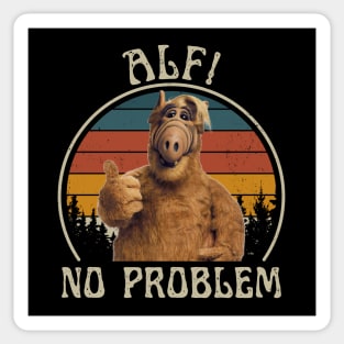 ALF No Problem - Retro 80s TV Sticker